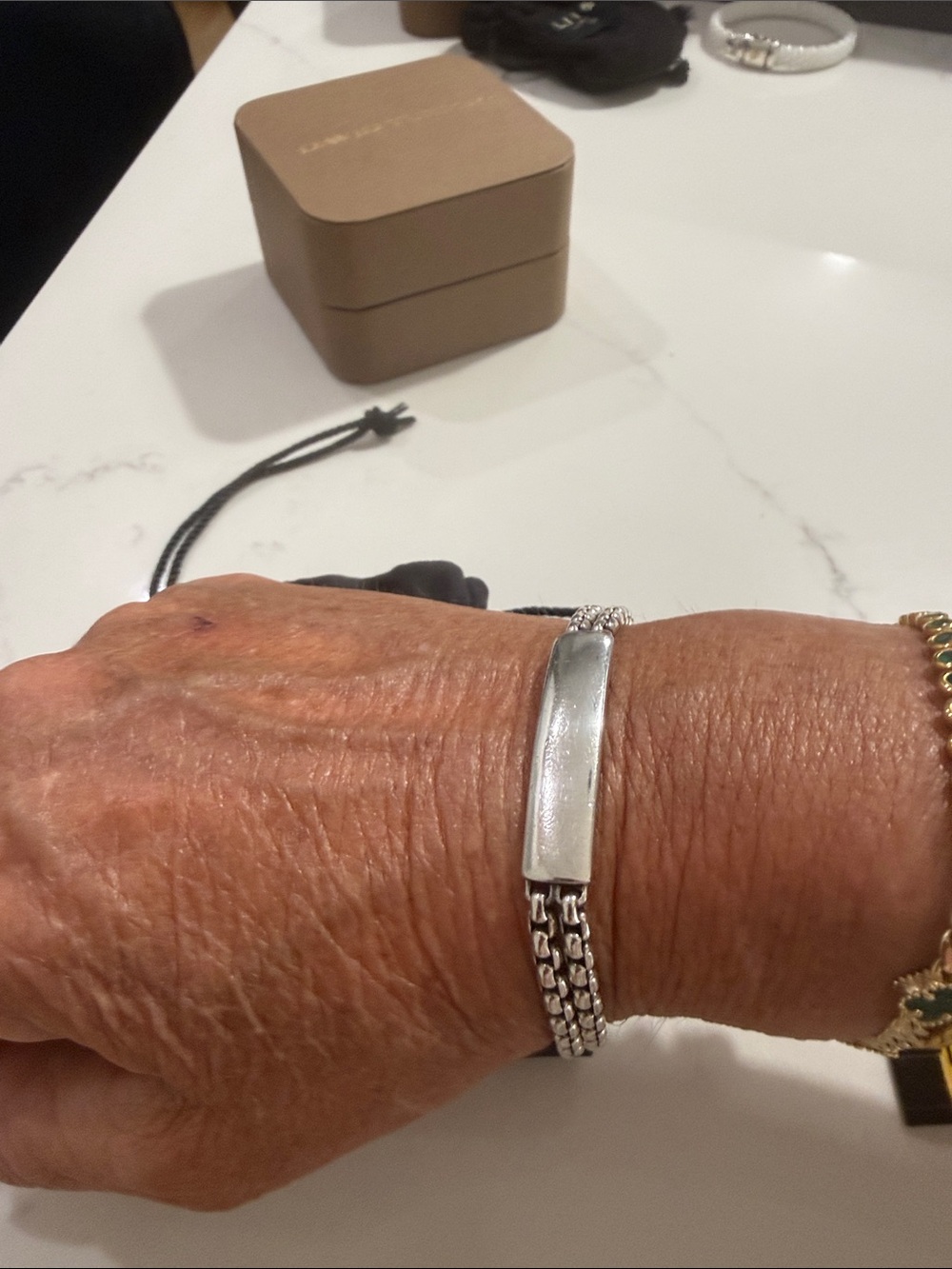 David Yurman ID bracelet - 7.5” - Picture 5 of 6